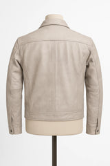 Baku Leather Jacket Back