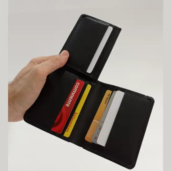 Black Leather Wallet Portugal Europe