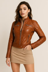 Cairo Leather Jacket for Women