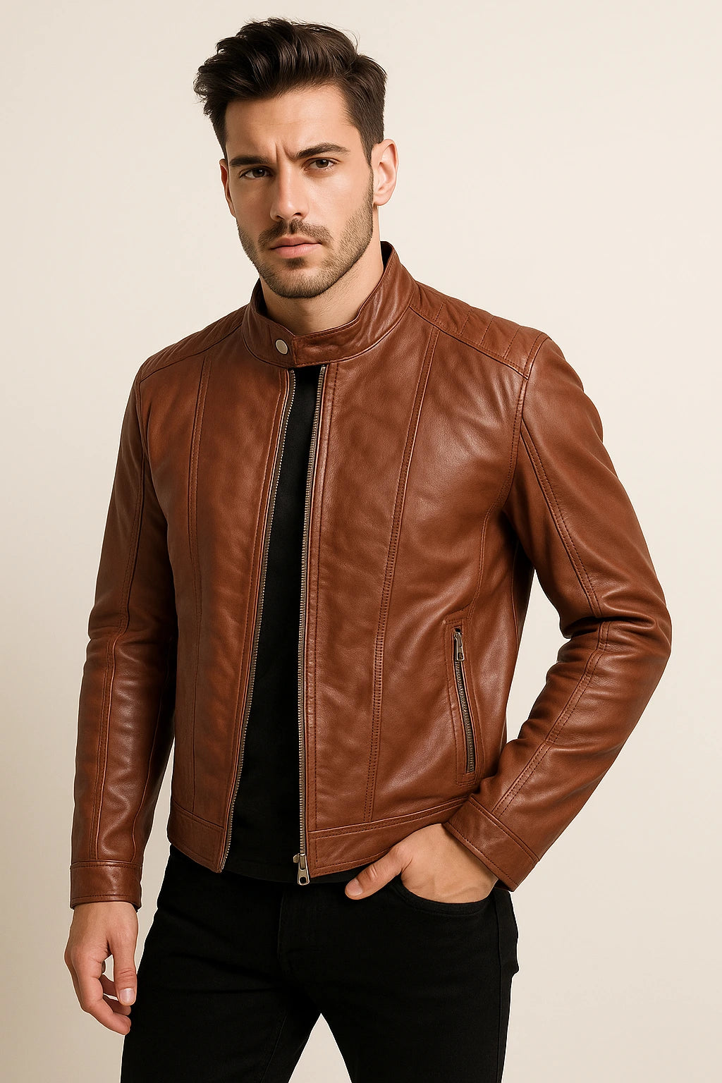 Mostar Leather Jacket for Men
