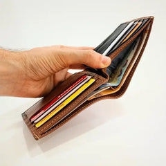 Pure Leather Wallets Card Holders USA Europe