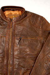 Veste en Cuir Oxford