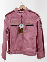 Pink Biker Pure Leather Jacket for Women Genuine Leather Jackets