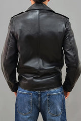 Rockera Genuine Leather Jacket for Men Black Jackets