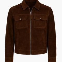 Tblisi Goat Suede Leather Jacket