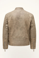 Toledo Leather Jacket Back