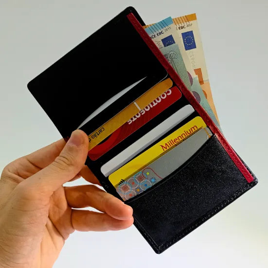 Leather Card Holder Slim Wallet