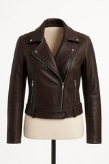 Zurich Leather Jacket Front