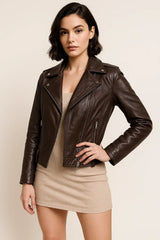 Zurich Leather Jacket for Women
