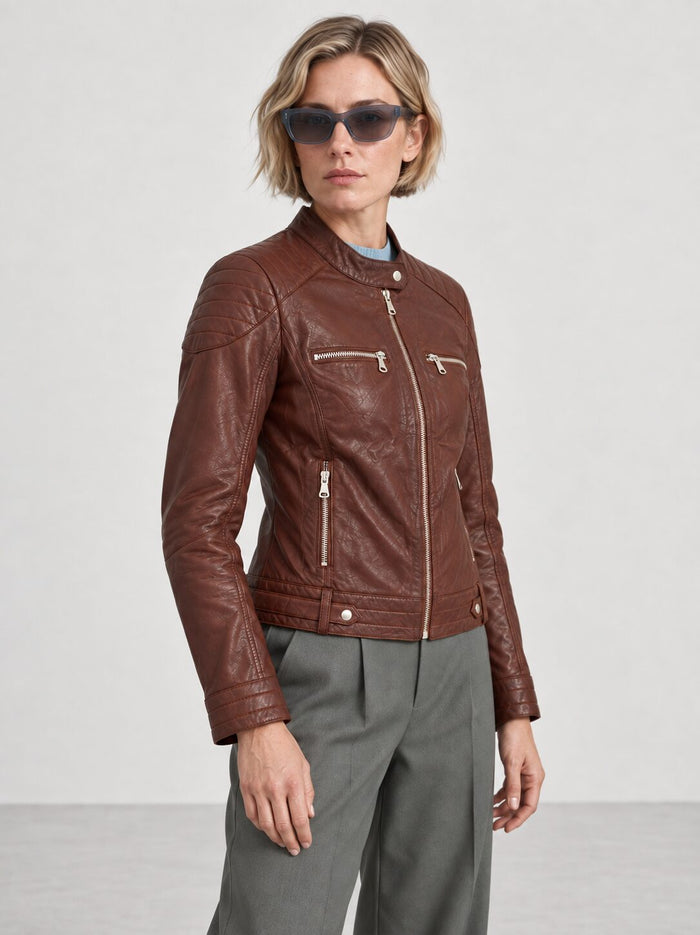 Chaqueta de Cuero Lyon