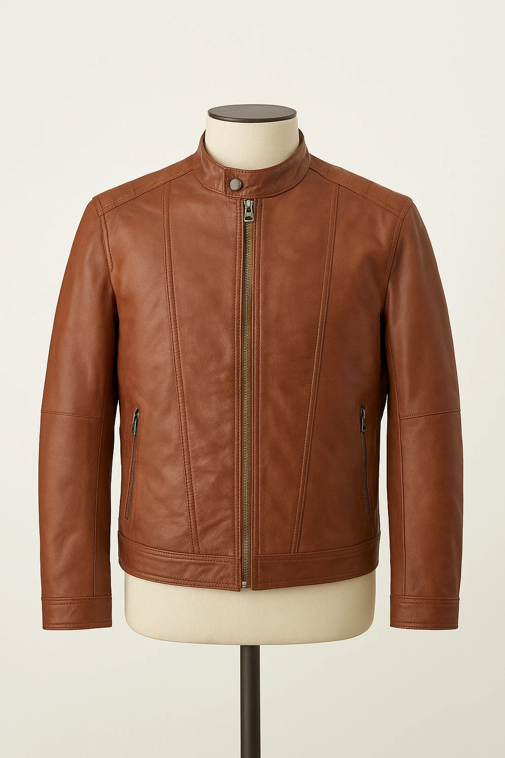 Mostar Leather Jacket Front