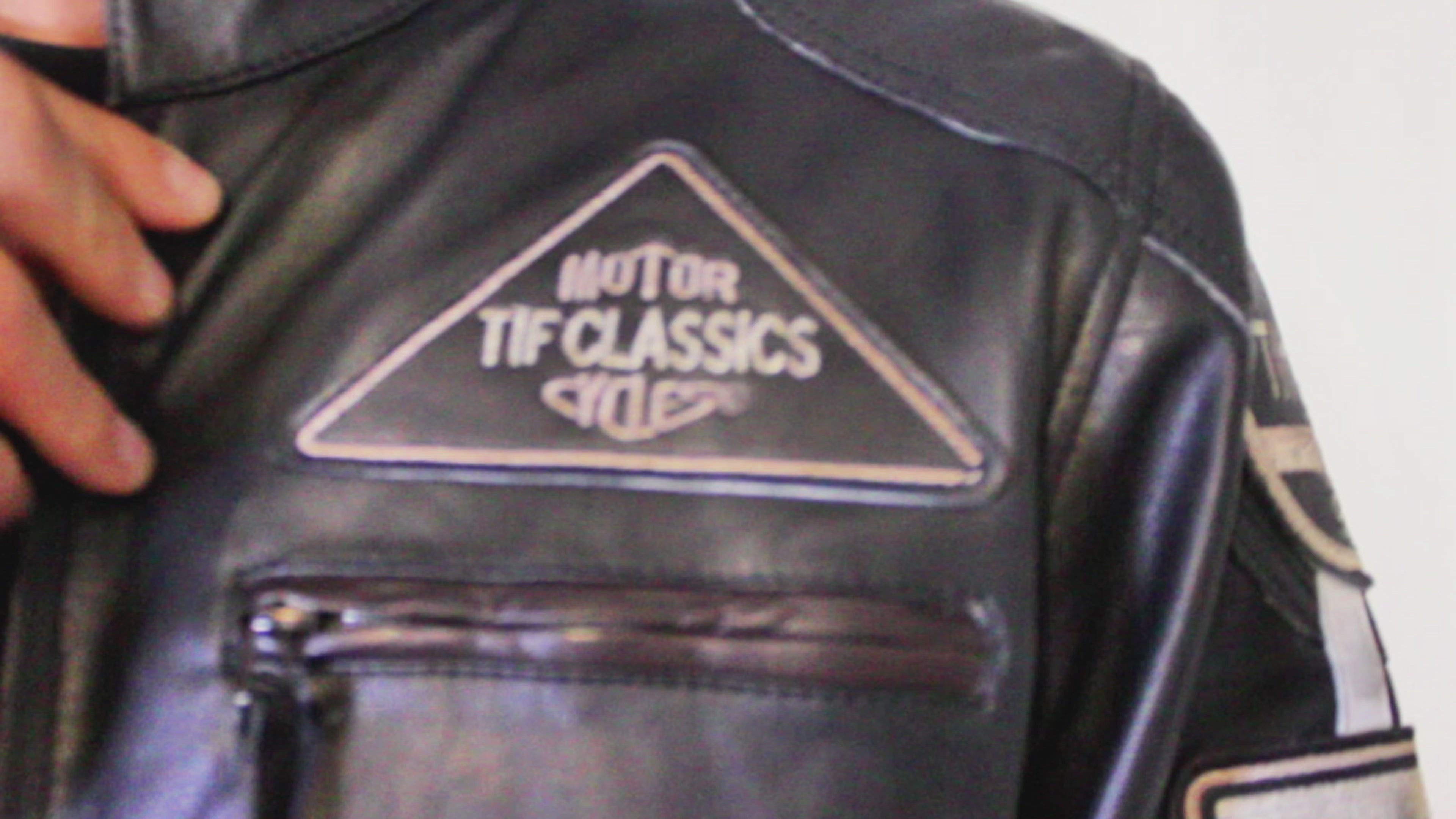 Chaqueta Biker de Cuero Negro