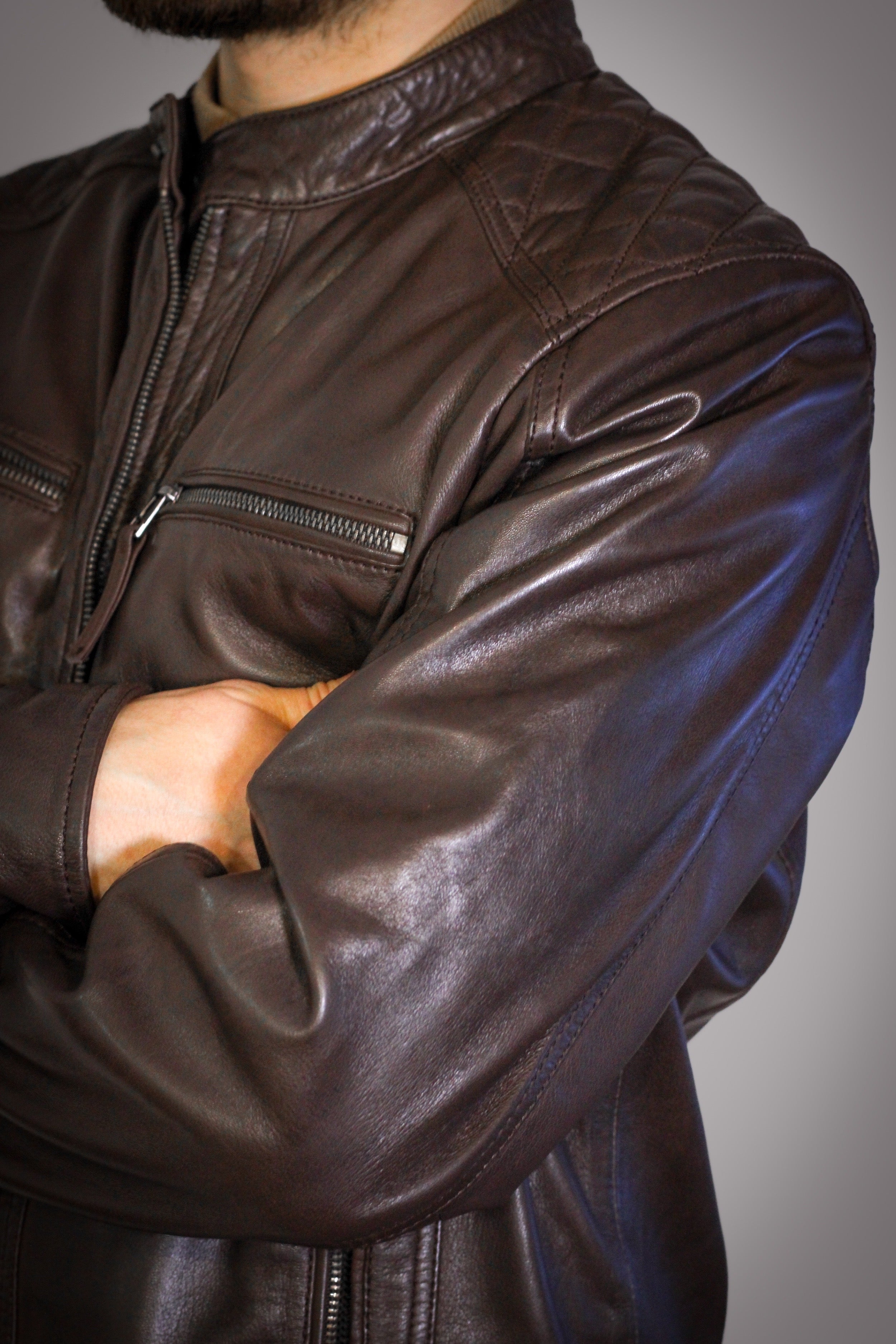 Chaqueta de Cuero Copenhague