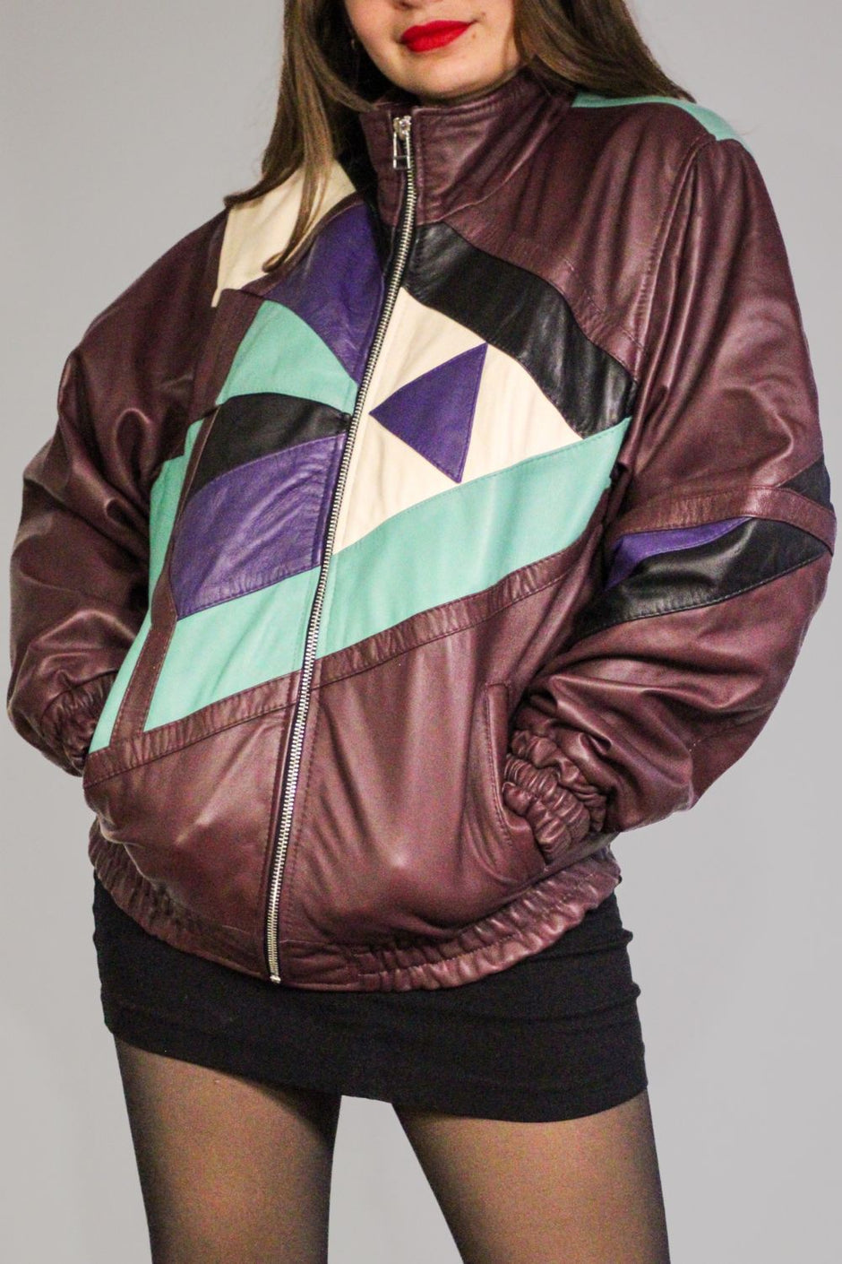 Frequency Leather Jacket – Tifrano