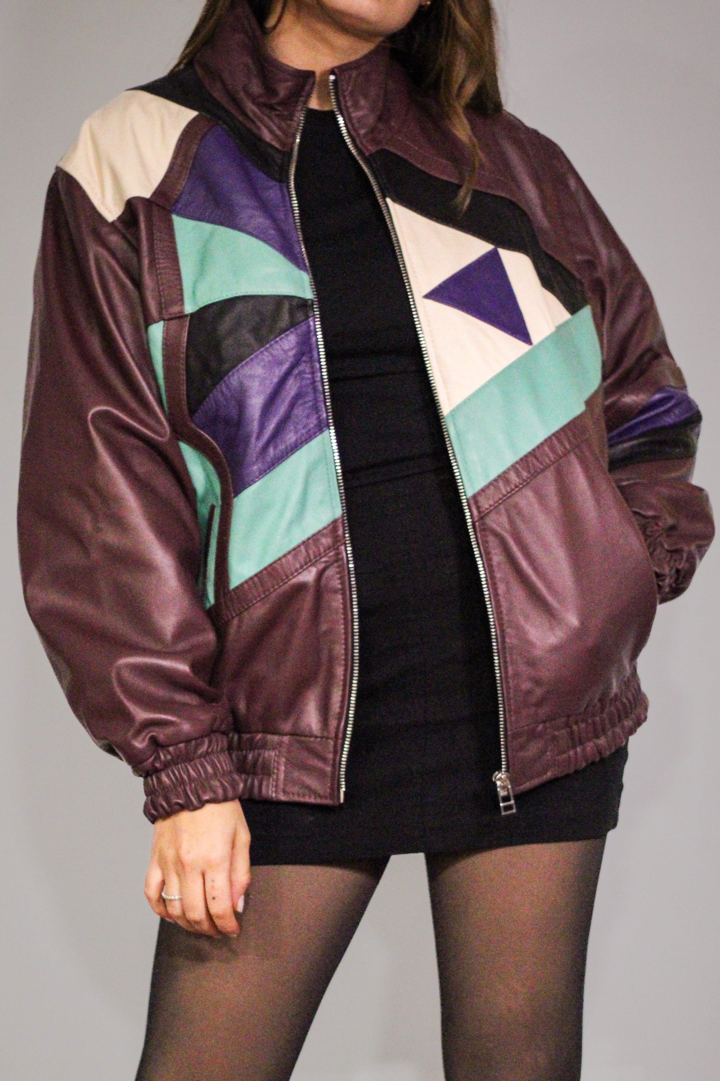 Frequency Leather Jacket