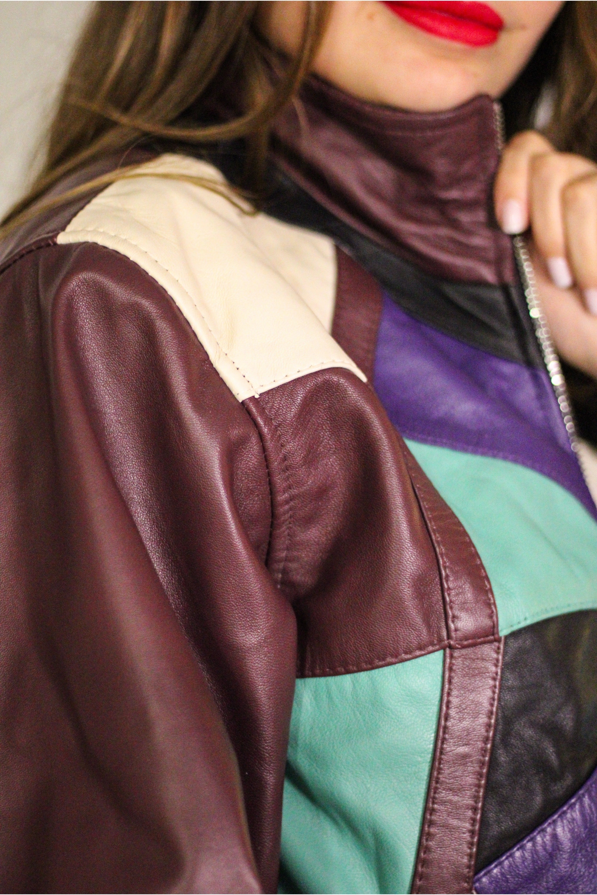 Frequency Leather Jacket