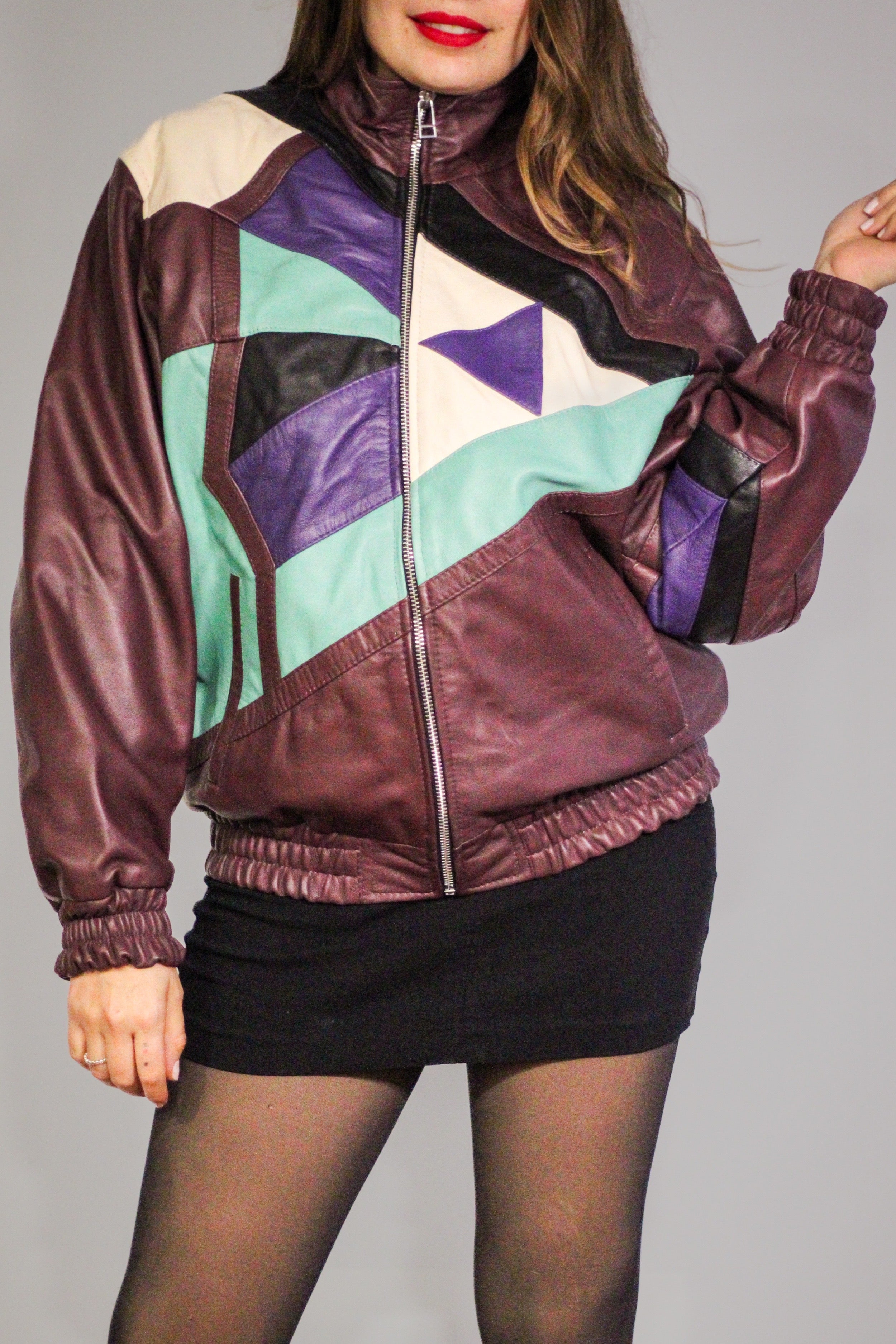 Frequency Leather Jacket