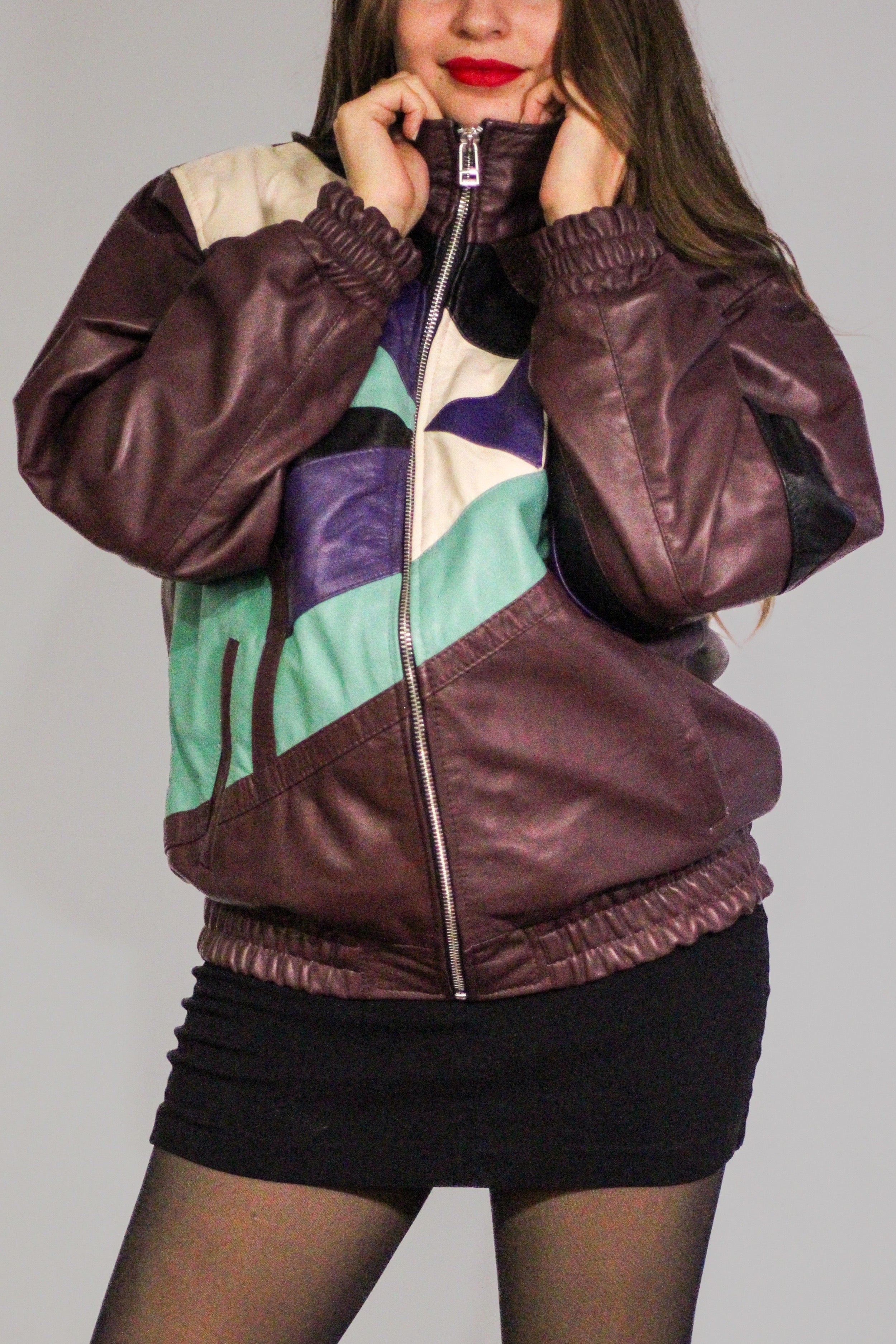 Frequency Leather Jacket