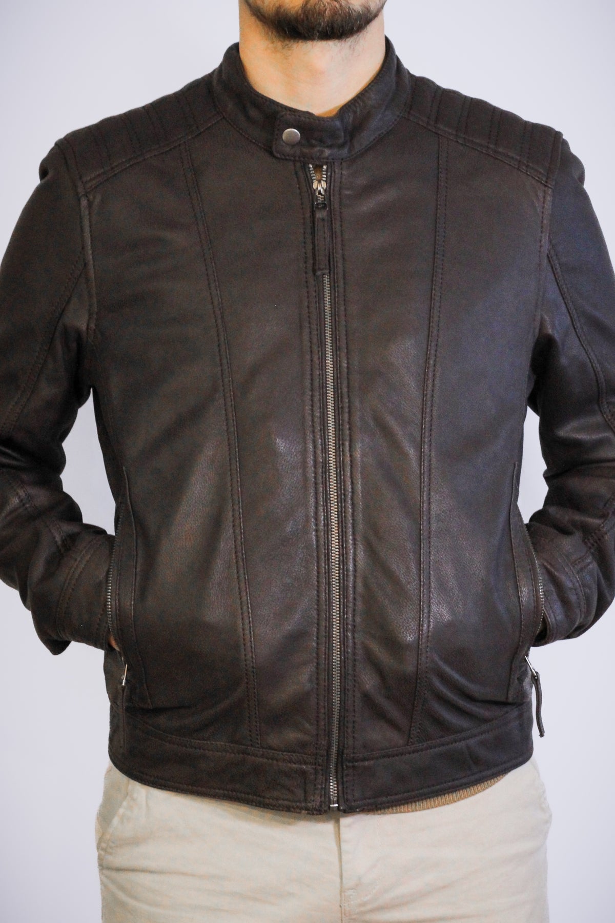 Veste en Cuir Hector