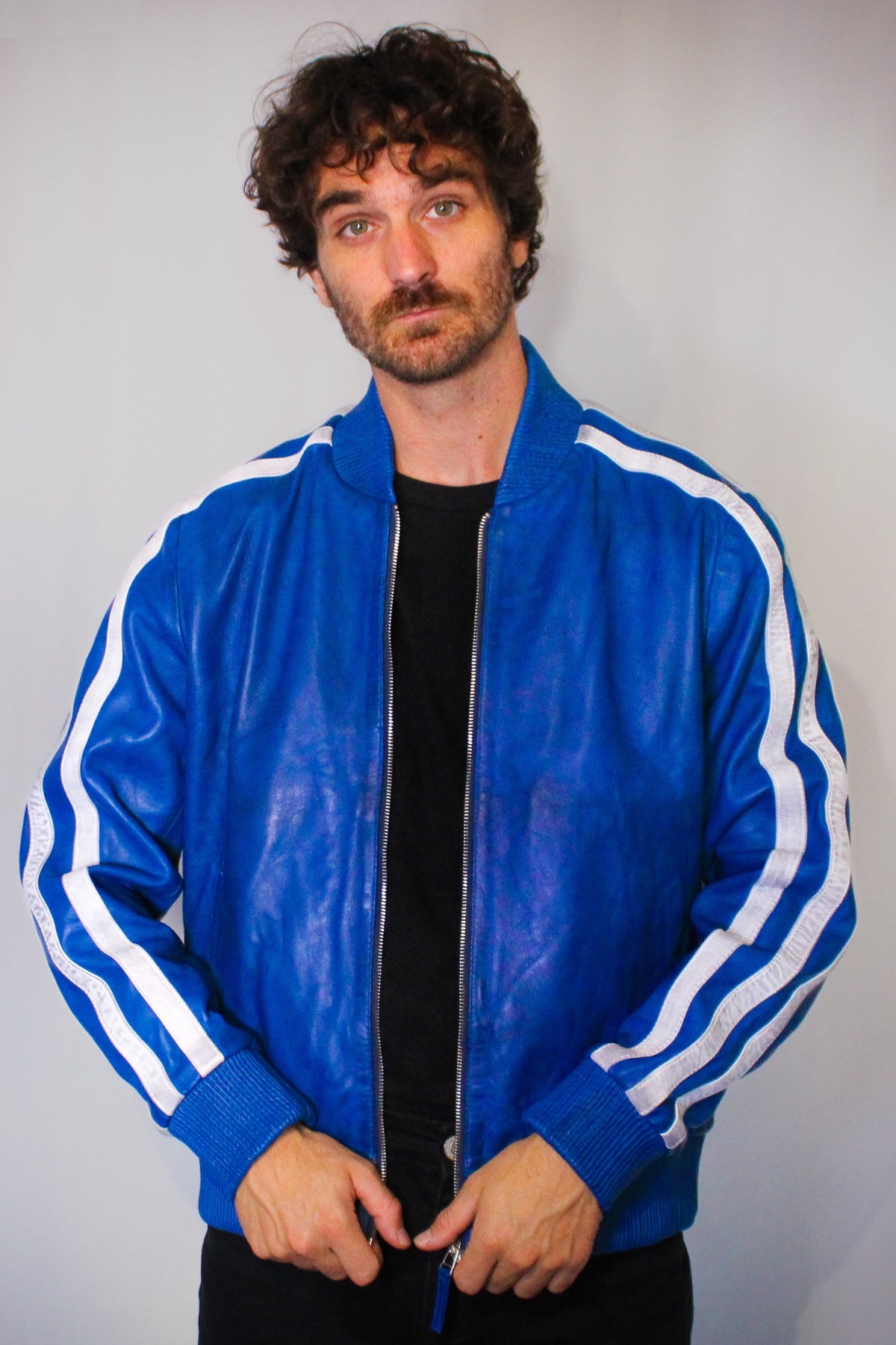 Chaqueta de Cuero Porto