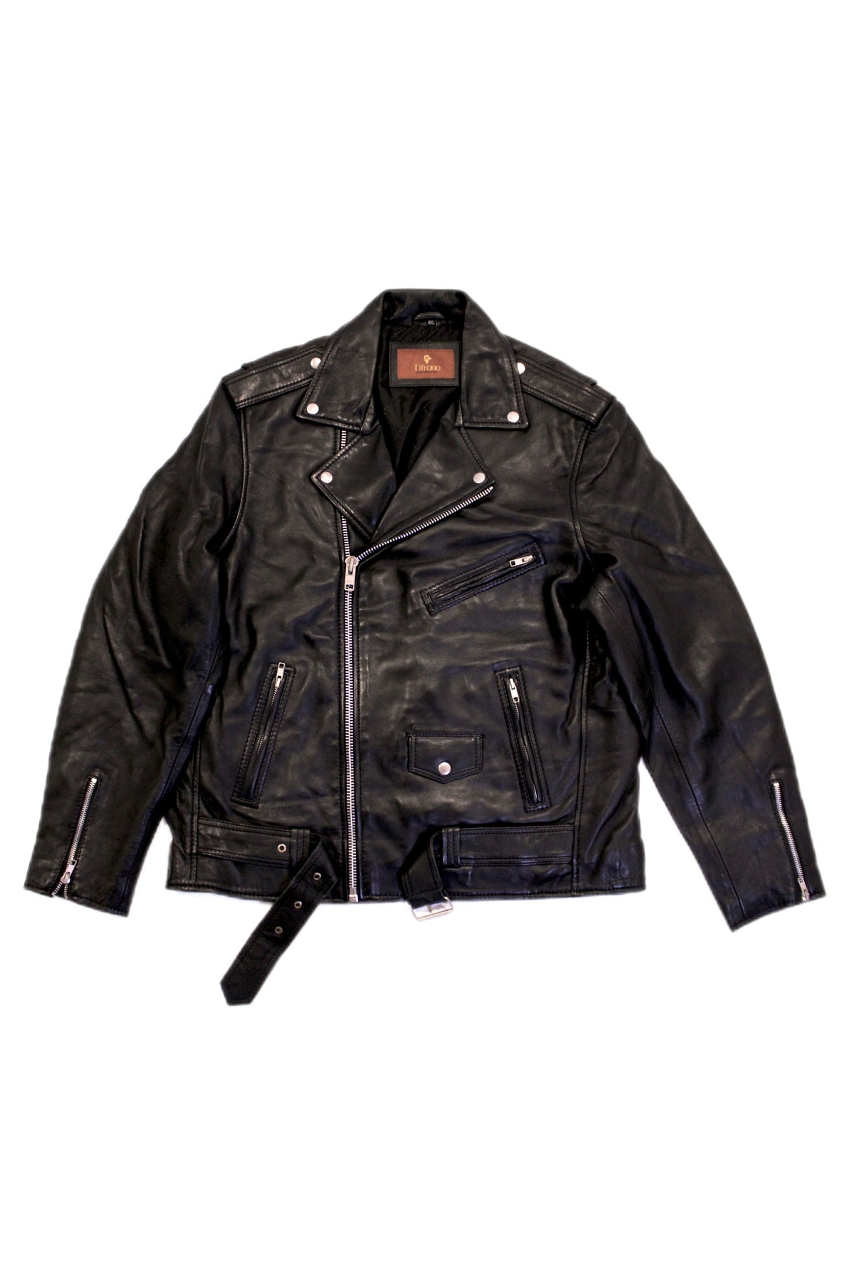 Veste en Cuir Rockera