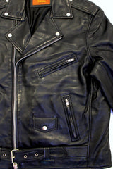 Veste en Cuir Rockera