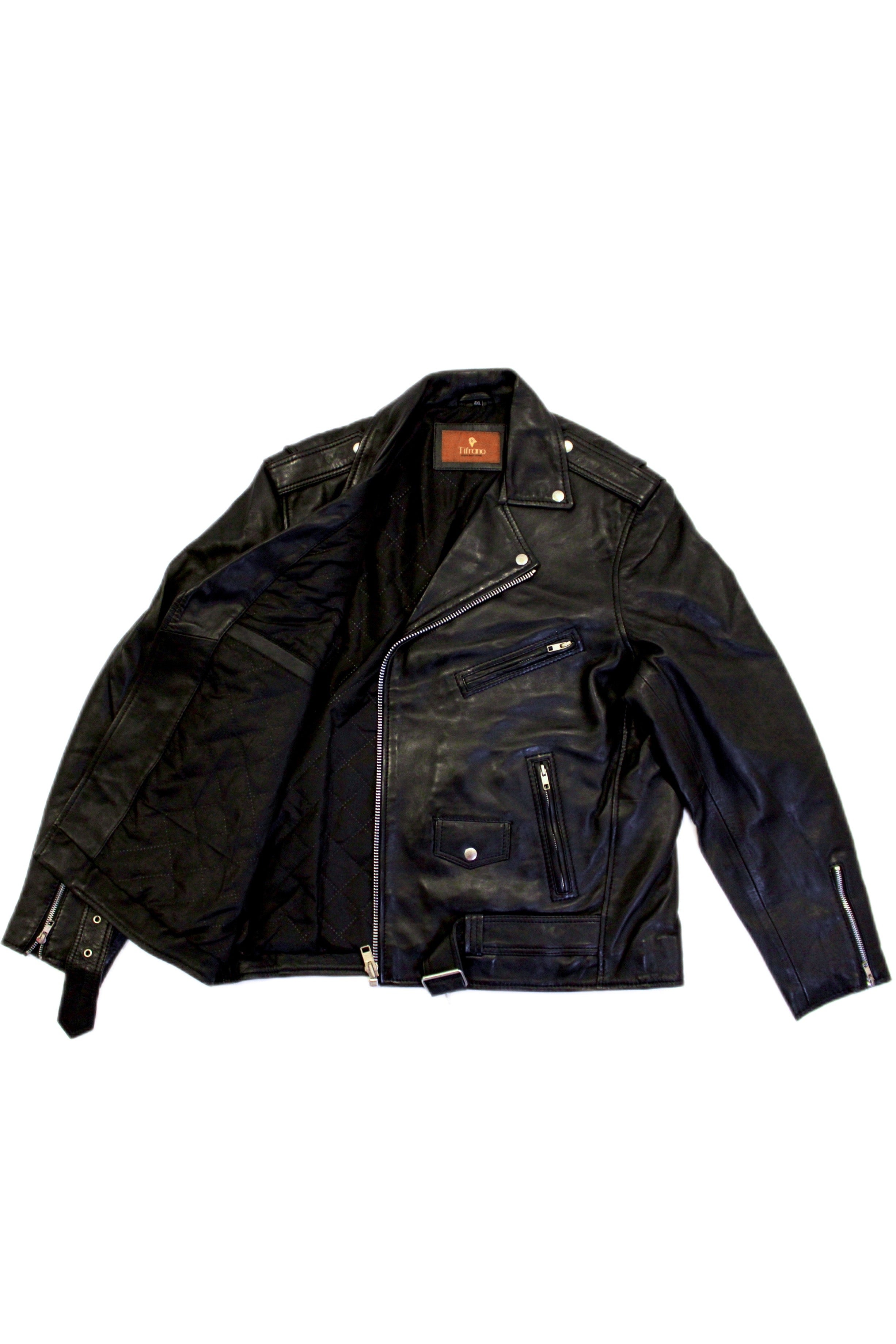 Veste en Cuir Rockera