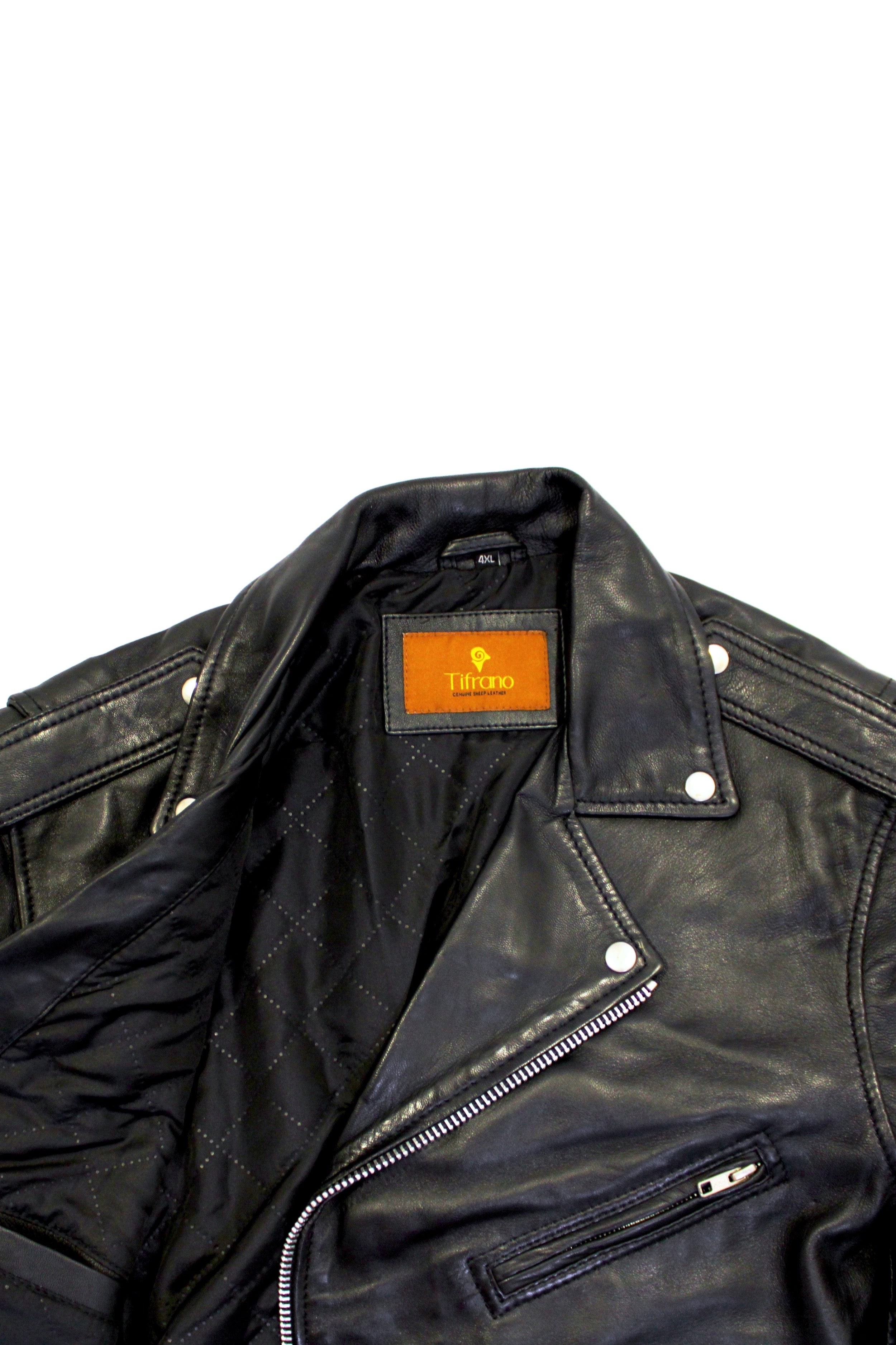 Veste en Cuir Rockera
