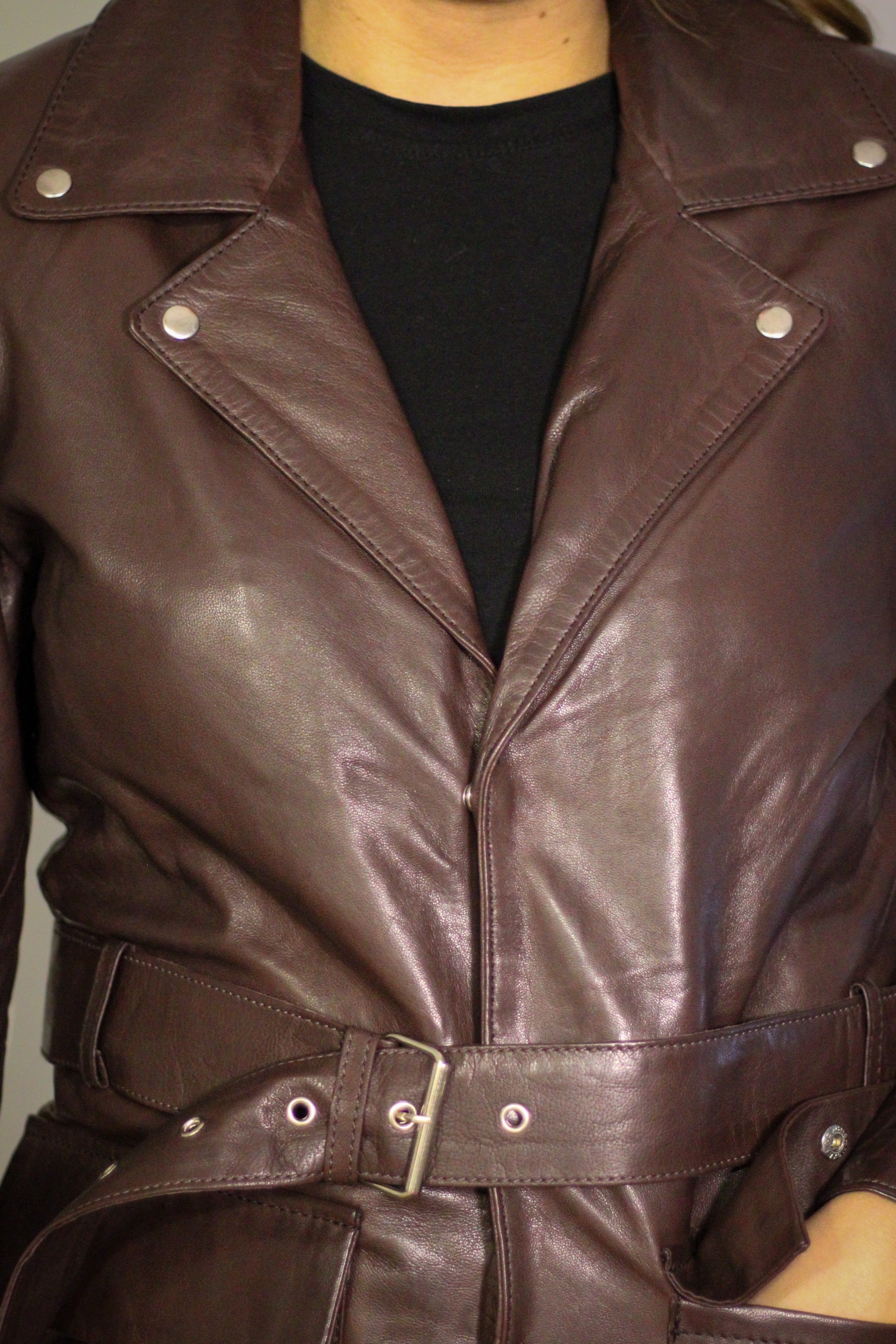 Bariloche Leather Coat